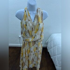 black and white dress